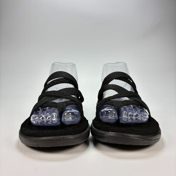 Teva Voya Zillesa Black Lightweight Comfort Sandals Shoe 1117032 Women’s Size 8 - Picture 2 of 9